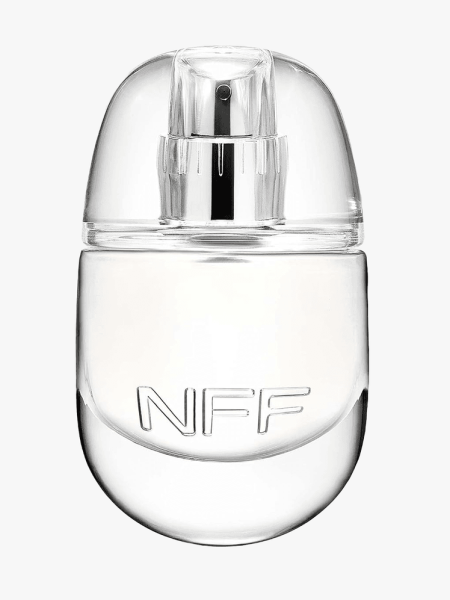 No Makeup Makeup No Fragrance Fragrance in branded component on a light gray background